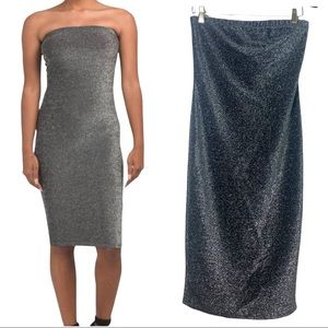 NWT Urban Rose Shimmer Midi Tube Dress, Size L!